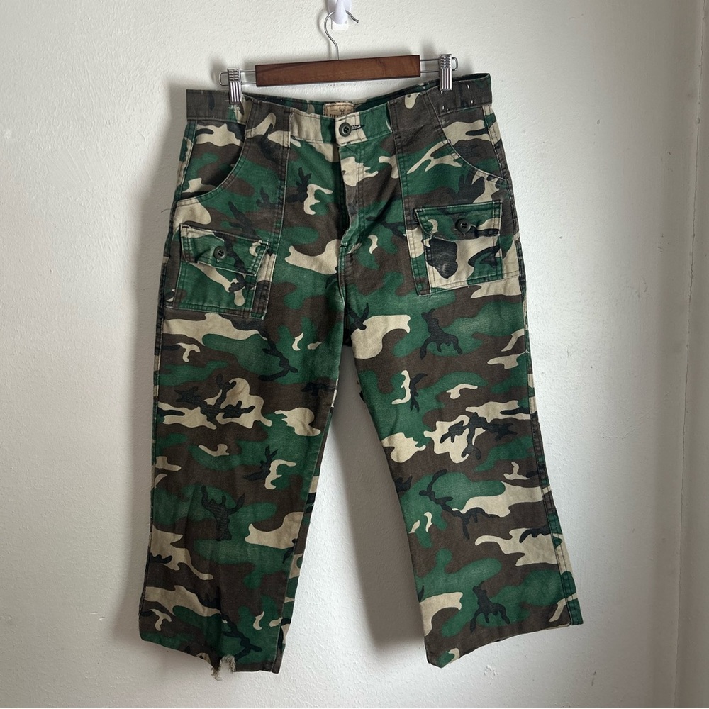 Vintage DEERSKIN Camouflage Capri